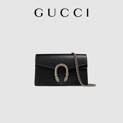 Голова тигра загорела кожаную таможню сумки Gucci Dionysus мини