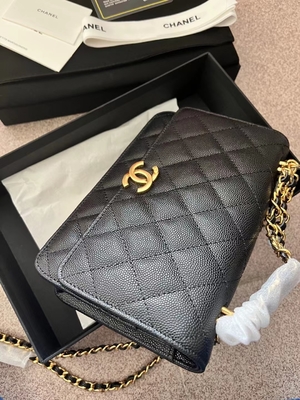Классическая цепь KWOC на сумке AP3019 Chanel бумажника небольшой