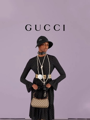 Сумка GUCCI Ophidia небольшой кожи холста GG высшей Underarm