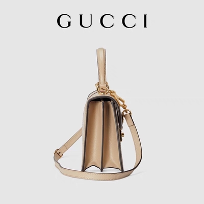 Сумки GG Gucci Ophidia дам холст небольшой бежевый и белый высший