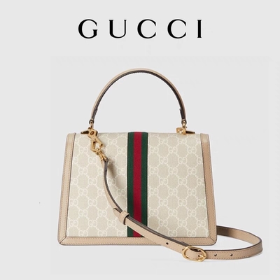 Сумки GG Gucci Ophidia дам холст небольшой бежевый и белый высший
