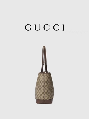 GUCCI Ophidia клеймил сумку небольшой средней Grained кожаной чернотой