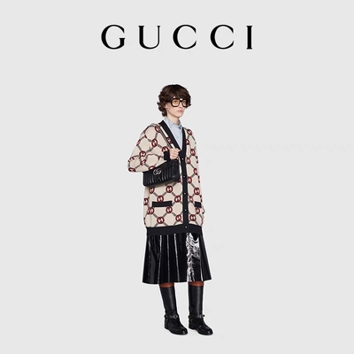 GG GUCCI клеймил сумку Marmont сумки посыльного небольшой выстеганной кожей
