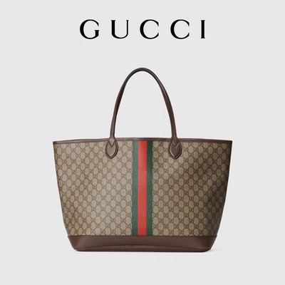 Сумка Брауна Gucci Ophidia заклеймленных женщин небольшое среднее большое черное дерево Tote