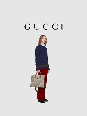 Обшитая панелями сумка сумки Tote холста Gucci печати GG высшая с блокировать g