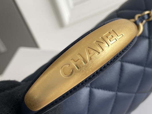 Lambskin икры 2020 Chanel икры мини прямоугольные Grained &amp; goldtone металл
