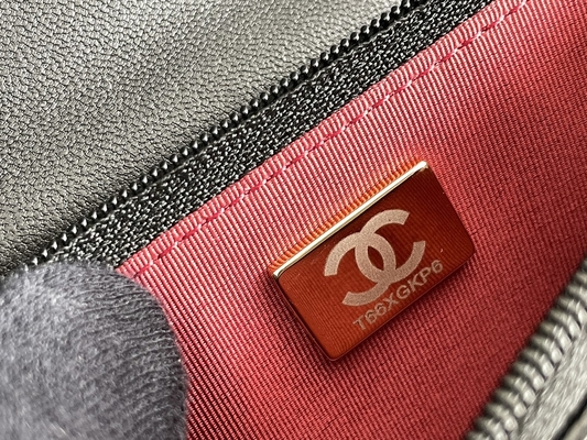 Золото Preloved Lambskin клеймило сумку щитка Chanel 19 сумки мини OEM