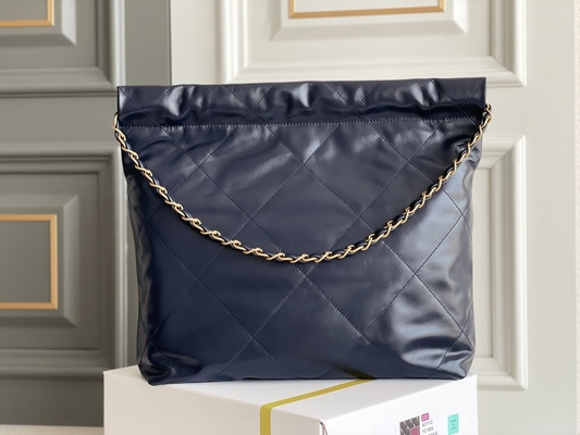 военно-морской флот Chanel 22&quot; телячьей кожи 22S ODM сумки мешка для мусора» небольшой