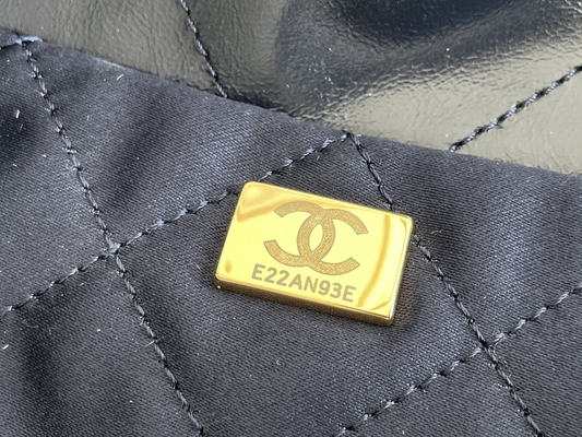 военно-морской флот Chanel 22&quot; телячьей кожи 22S ODM сумки мешка для мусора» небольшой