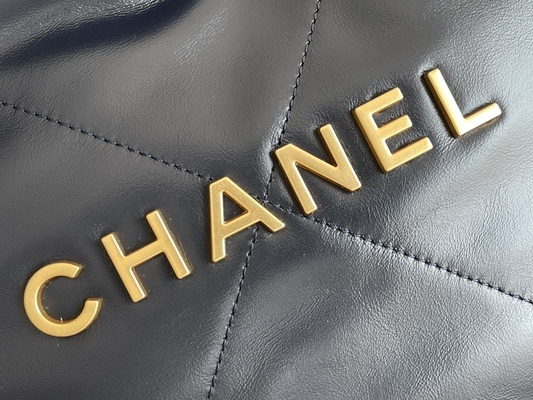 военно-морской флот Chanel 22&quot; телячьей кожи 22S ODM сумки мешка для мусора» небольшой