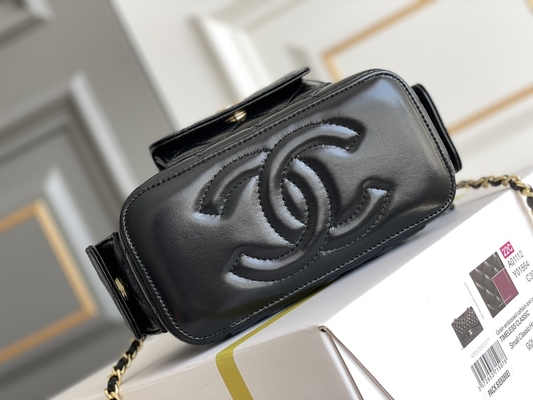 Случай тщеты Chanel 22K сумок Lambskin изготовленный на заказ заклеймленный Multi карман