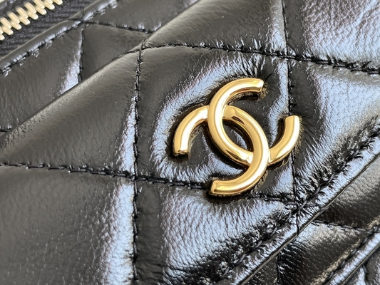 Случай тщеты Chanel 22K сумок Lambskin изготовленный на заказ заклеймленный Multi карман