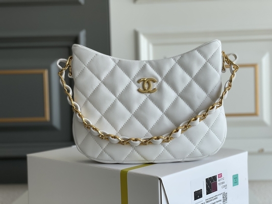 Сумка сумки Tote Hippie подмышки Hobo Chanel AS3562 небольшая зима 2022 осеней