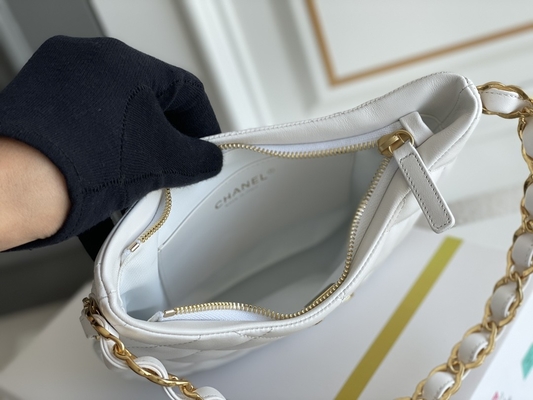 Сумка сумки Tote Hippie подмышки Hobo Chanel AS3562 небольшая зима 2022 осеней