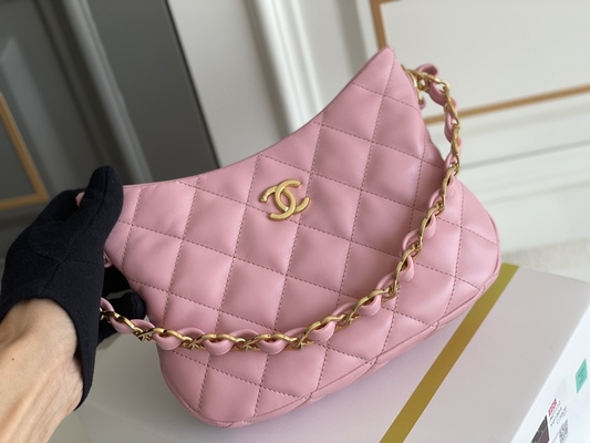 Сумка сумки Tote Hippie подмышки Hobo Chanel AS3562 небольшая зима 2022 осеней