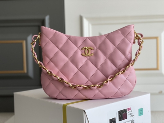 Сумка сумки Tote Hippie подмышки Hobo Chanel AS3562 небольшая зима 2022 осеней