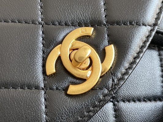 Бренд кожаного щитка Chanel дизайнерский укладывает рюкзак диамант 1994-1996 выстеганный для женщин
