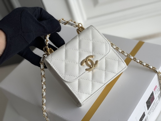 Классическая сумка AP3020 Chanel 2way кожи с сохраненным природным лицом c двойника золота