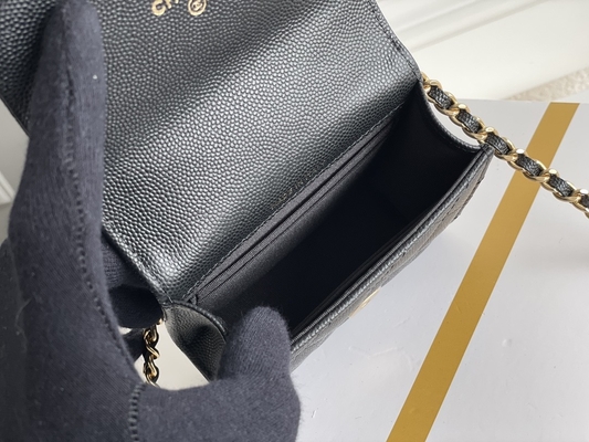 Классическая сумка AP3020 Chanel 2way кожи с сохраненным природным лицом c двойника золота