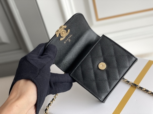 Классическая сумка AP3020 Chanel 2way кожи с сохраненным природным лицом c двойника золота