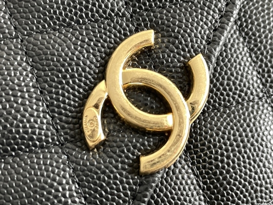 Классическая сумка AP3020 Chanel 2way кожи с сохраненным природным лицом c двойника золота