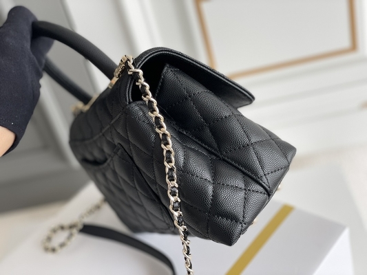 *** Подшивая шить заклеймленные дам сумка трапецоида Chanel Lambskin сумки