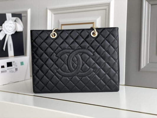 Сумка Tote GST большой икры Chanel Lychee кожаной большая ходя по магазинам