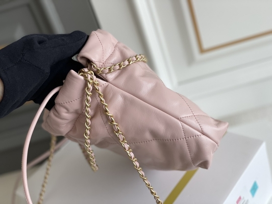Chanel клеймило дам сумкой 22B МИНИ пинк телячьей кожи 22S белый черный желтый цвет