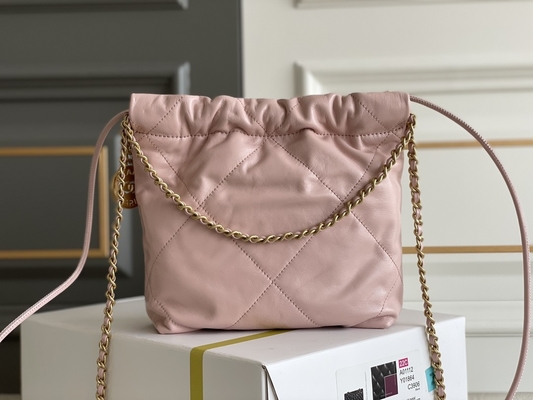 Chanel клеймило дам сумкой 22B МИНИ пинк телячьей кожи 22S белый черный желтый цвет