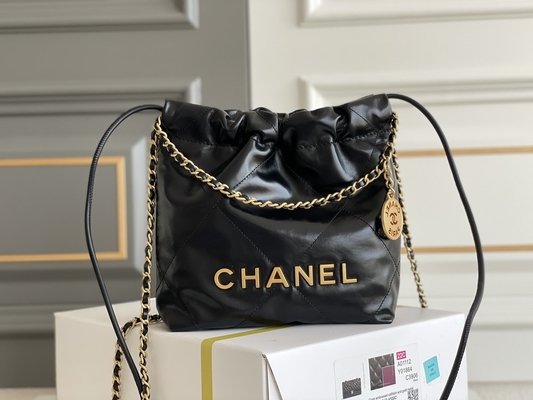 Chanel клеймило дам сумкой 22B МИНИ пинк телячьей кожи 22S белый черный желтый цвет