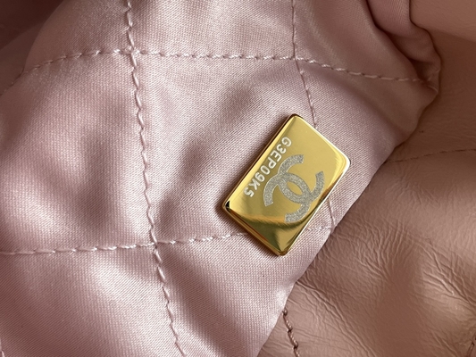 Chanel клеймило дам сумкой 22B МИНИ пинк телячьей кожи 22S белый черный желтый цвет