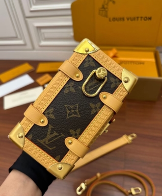 Чемодан сумки вензеля премьер-министра хобота Louis Vuitton LV холста Брауна Presbyopic бортовой