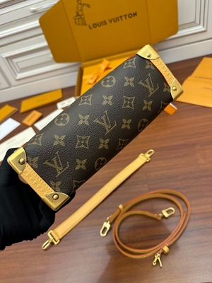 Чемодан сумки вензеля премьер-министра хобота Louis Vuitton LV холста Брауна Presbyopic бортовой