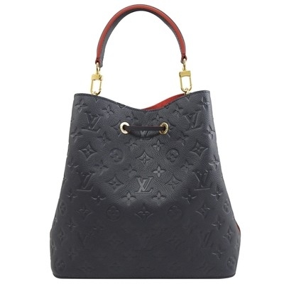 LV Colorblock клеймил дам сумкой ведра сумки NÉONOÉ MM Grained кожа