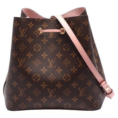 Кожаная сумка вензеля черноты Louis Vuitton NéOnoé Mm отделки