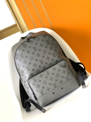 Кожа икры тени вензеля рюкзака бренда гонщика Louis Vuitton дизайнерская для мальчика человека