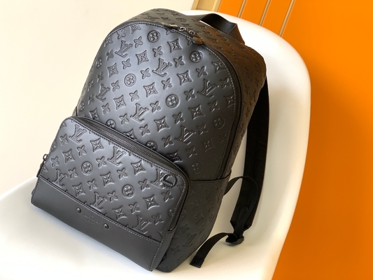 Кожа икры тени вензеля рюкзака бренда гонщика Louis Vuitton дизайнерская для мальчика человека
