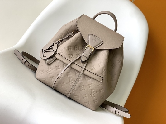 Бренд дизайнера LV укладывает рюкзак Louis Vuitton вензель Montsouris укладывает рюкзак розовая чернота