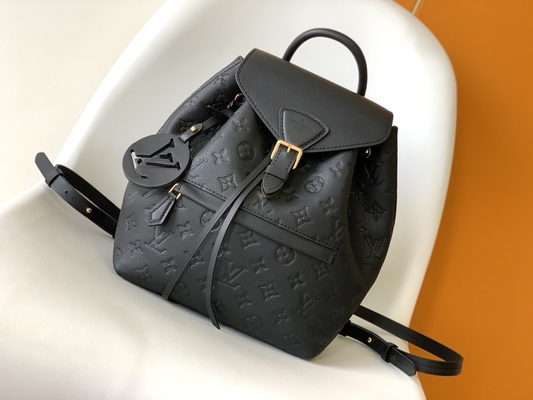 Бренд дизайнера LV укладывает рюкзак Louis Vuitton вензель Montsouris укладывает рюкзак розовая чернота