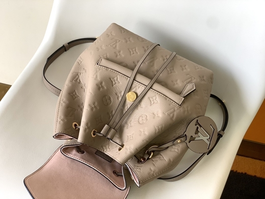 Бренд дизайнера LV укладывает рюкзак Louis Vuitton вензель Montsouris укладывает рюкзак розовая чернота