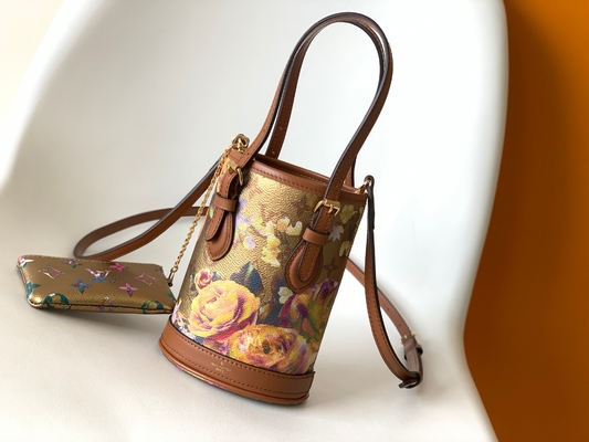 Металлическое ведро Louis Vuitton Neverfull цветка кладет M81724 в мешки