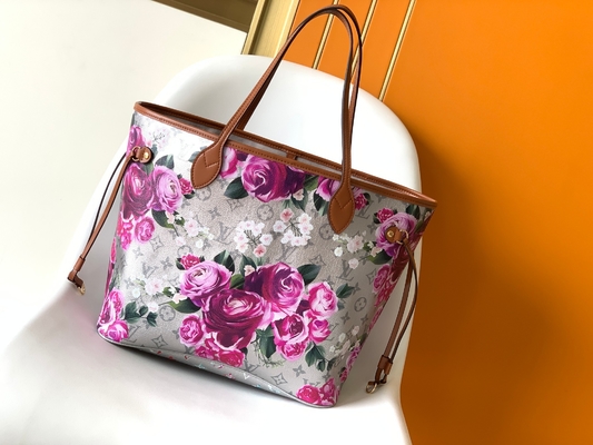 Цветочный узор серебряный Louis Vuitton большое отсутствие полного M21352