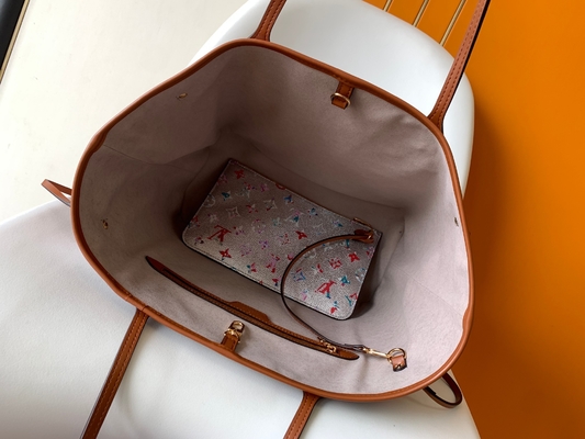 Цветочный узор серебряный Louis Vuitton большое отсутствие полного M21352