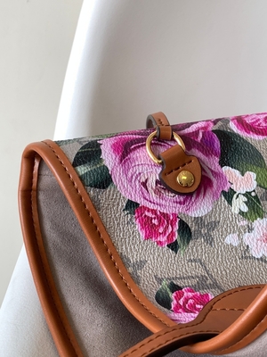 Цветочный узор серебряный Louis Vuitton большое отсутствие полного M21352