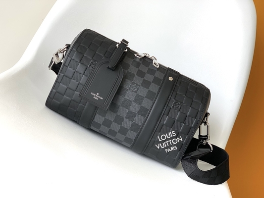 Сумка посыльного шахматной доски LV Keepall BandoulièRe 25 заклеймленных людей