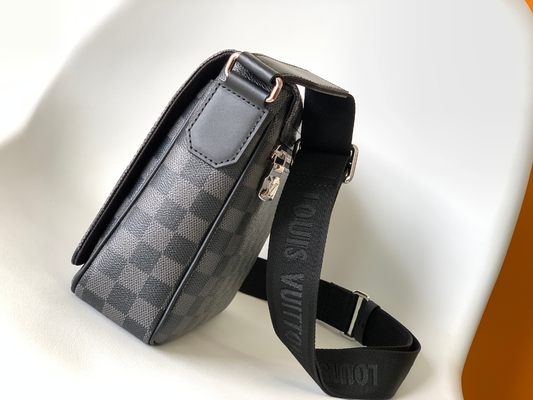 Louis Vuitton клеймил черноту графита сумки посыльного района премьер-министра Damier сумки людей