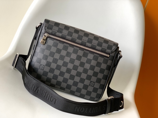 Louis Vuitton клеймил черноту графита сумки посыльного района премьер-министра Damier сумки людей