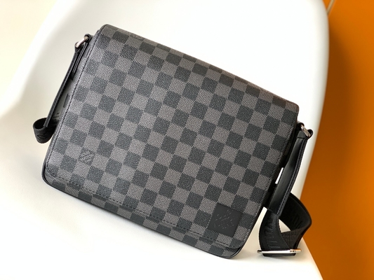 Louis Vuitton клеймил черноту графита сумки посыльного района премьер-министра Damier сумки людей