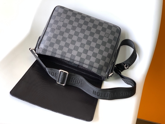 Louis Vuitton клеймил черноту графита сумки посыльного района премьер-министра Damier сумки людей