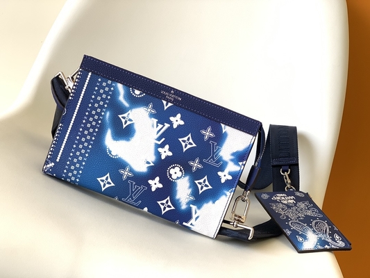 Застежка-молния небольшого бумажника Gaston Louis Vuitton LV Pochette двойная пригодная для носки 